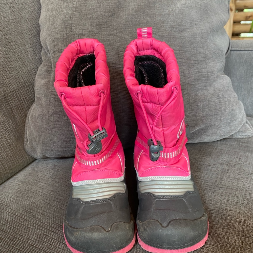 Keen Snow Troll  Pink and Gray Winter Boots